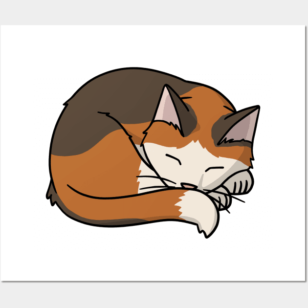 Calico cat Wall Art by Reyjeace